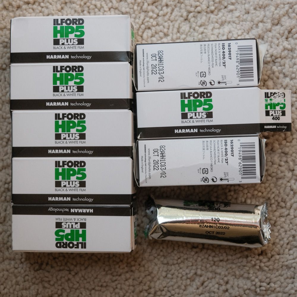 Ilford HP5 Plus 120 Film
